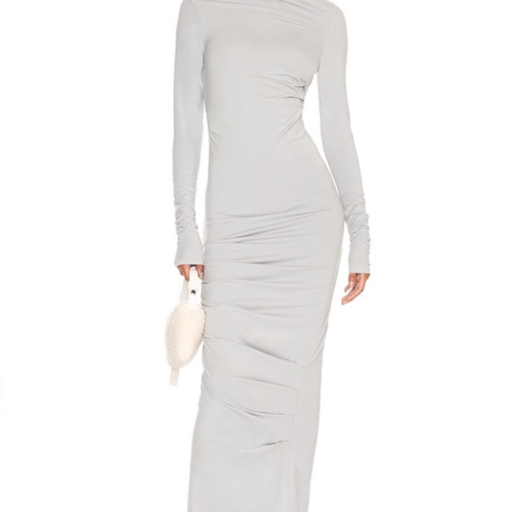 The Line by K Light Gray Long Sleeve Dress